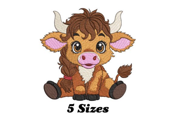 Funny Highland Cow: A Holiday Embroidery Review