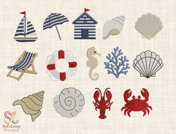 Nautical Beach Patch Embroidery Set Review
