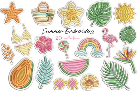Review: Beach Vacation Patch Embroidery for Summer
