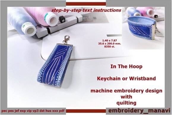 Review: In the Hoop Keychain or Wristband Quilt