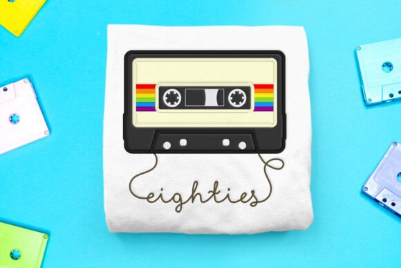 Reviewing the 80s Rainbow Cassette Tape Applique