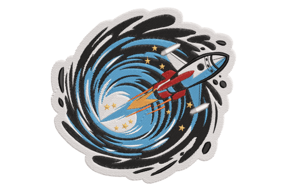 Space Rocket: A Playful Holiday Stitch for Seasonal Sales