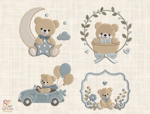 Teddy Bear Nursery Embroidery Bundle Review