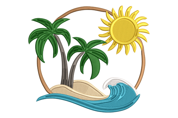 Tropical Beach Embroidery: A Designer’s Review for Handmade Gifts