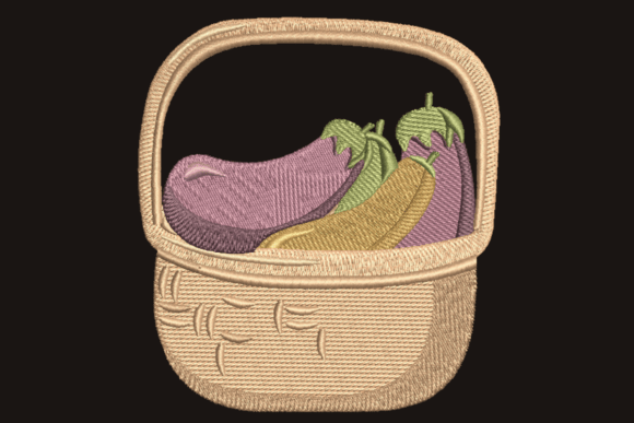 Vegetable Basket: A Harvest-Themed Embroidery Review